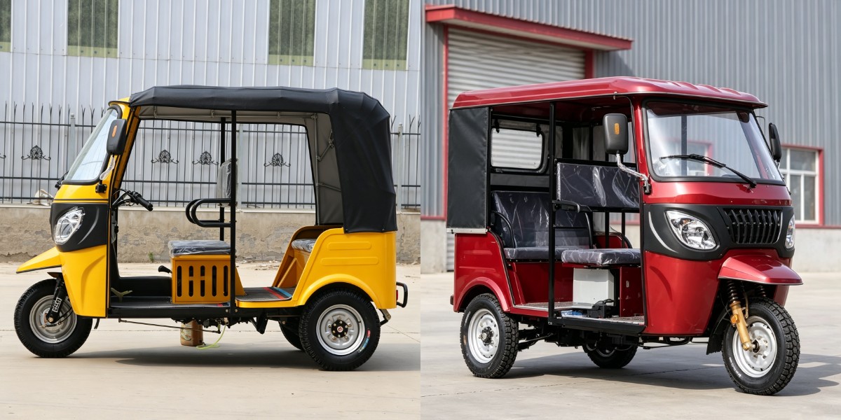Tuk tuk de gasolina de largo alcance