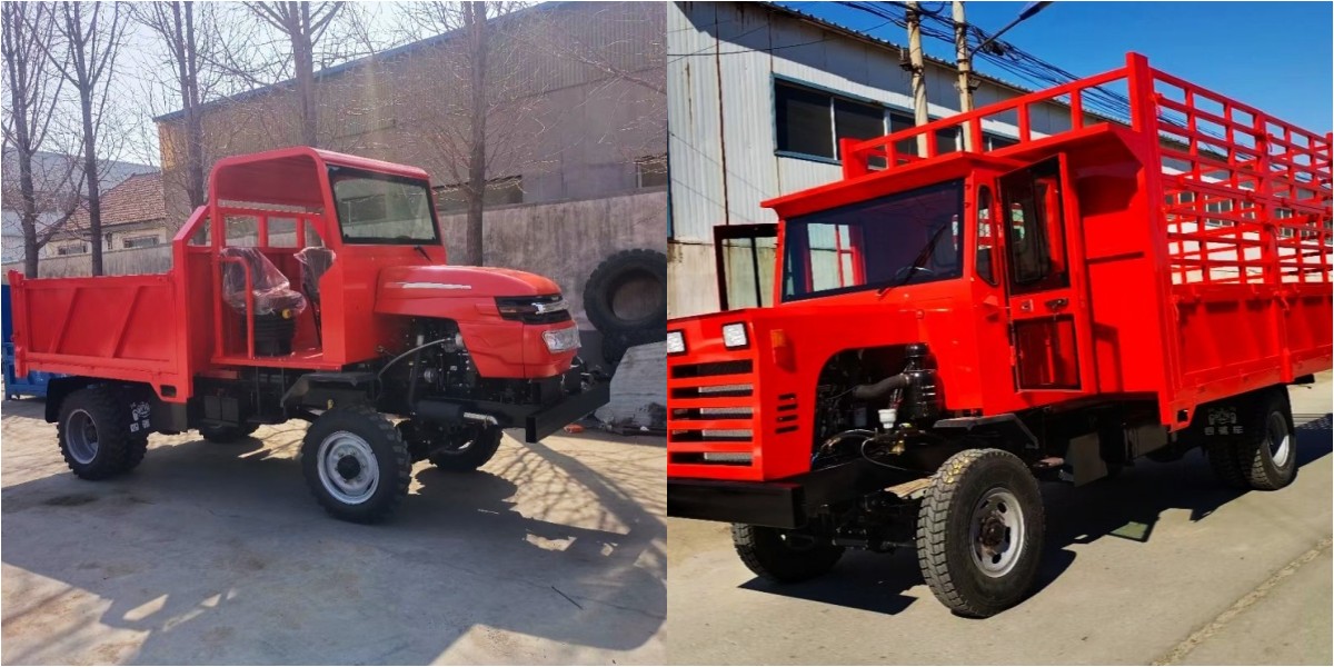 Construction site diesel tipper