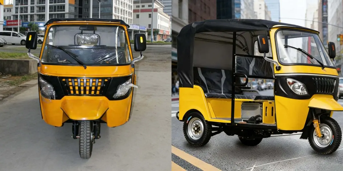 Rickshaw à trois roues