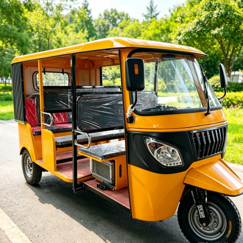 Auto-rickshaw cargo à trois roues