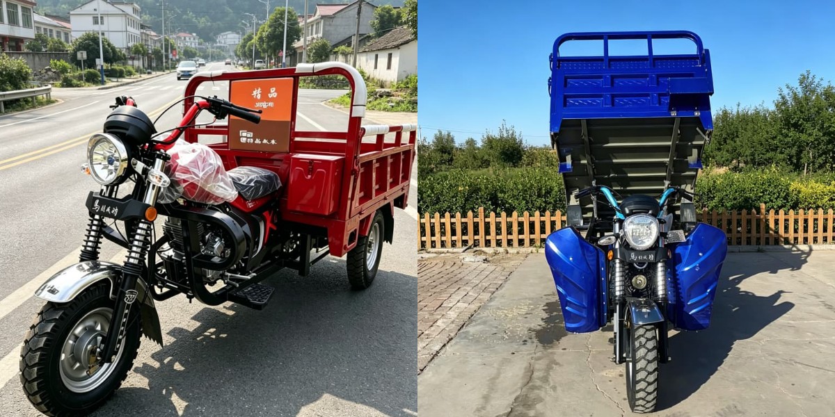Tricycle à essence refroidi par eau