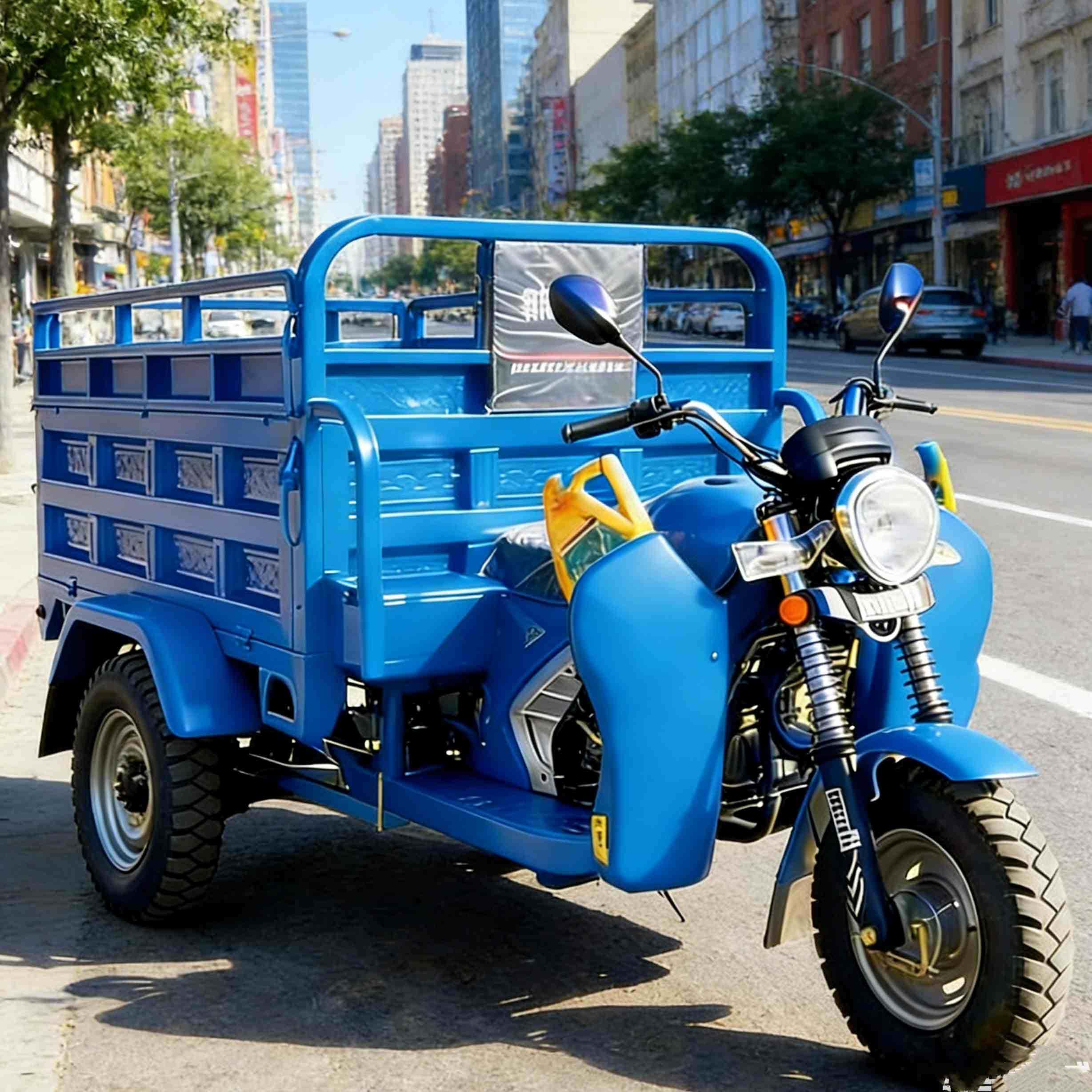 Triciclo agrícola de gasolina duradero