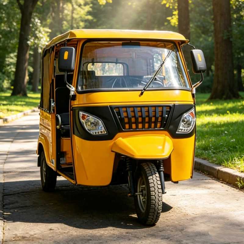 Geräuschloses elektrisches Tuk-Tuk
