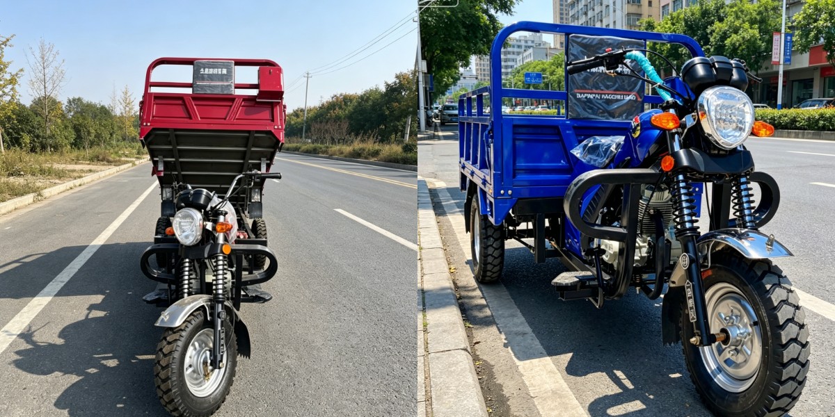 Triciclo de descarga hidráulica
