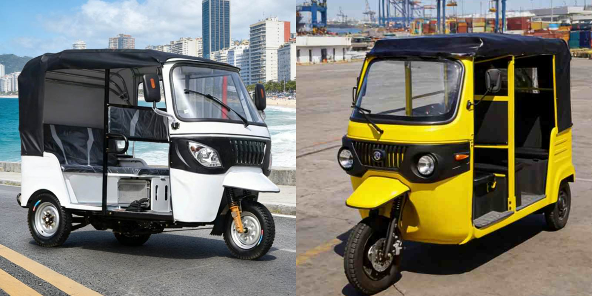 pousse-pousse électrique à trois roues