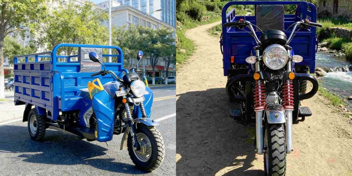 Gasoline Construction Site Cargo Tricycle