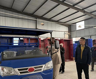 Congo Customer Visit & On-Site Demonstration of Diesel Tricycle