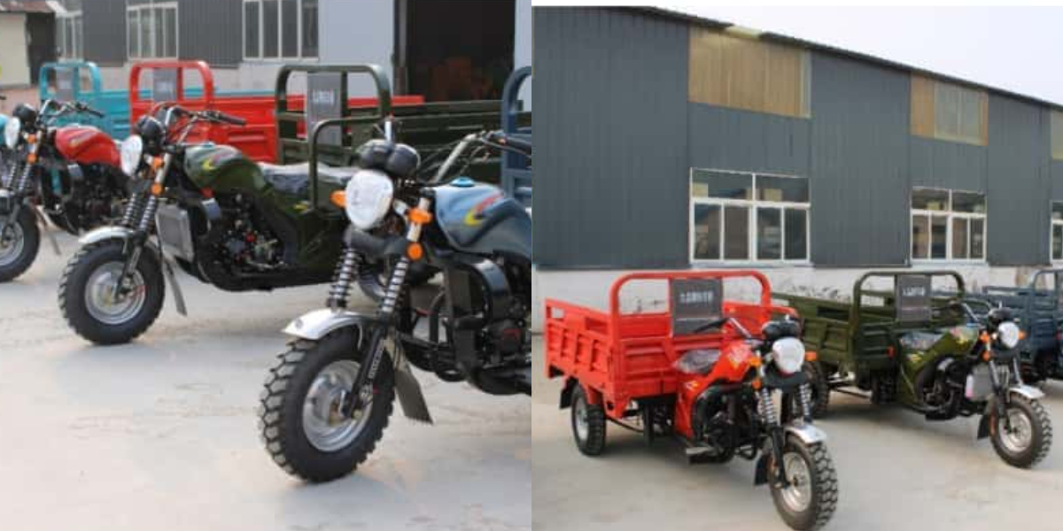 Gasoline tricycle