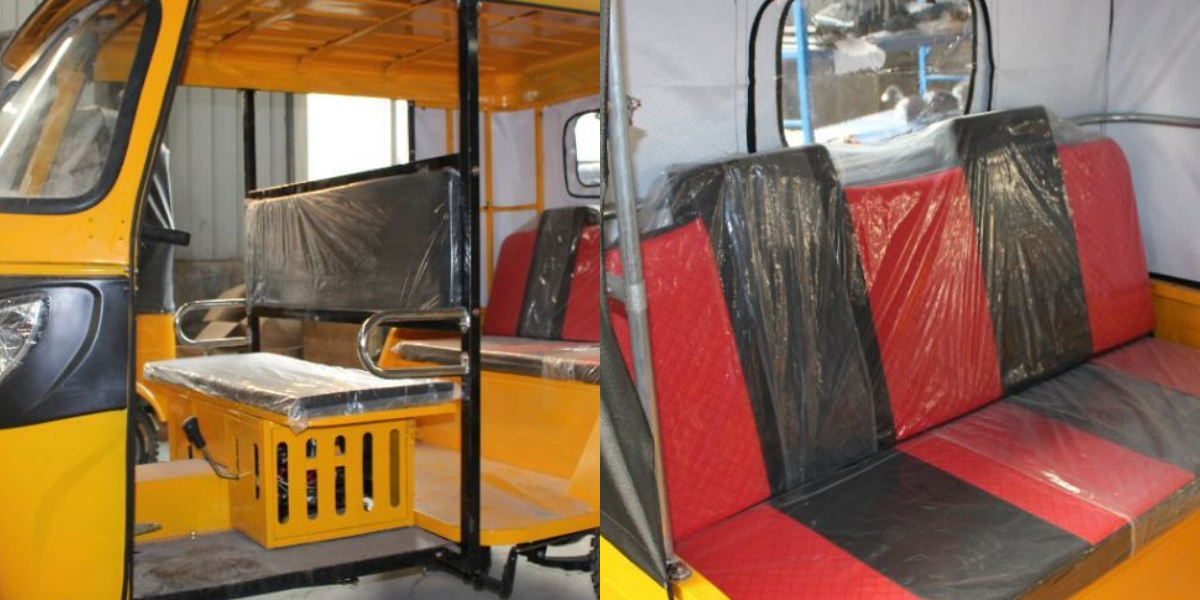 batteriebetriebene Rikscha