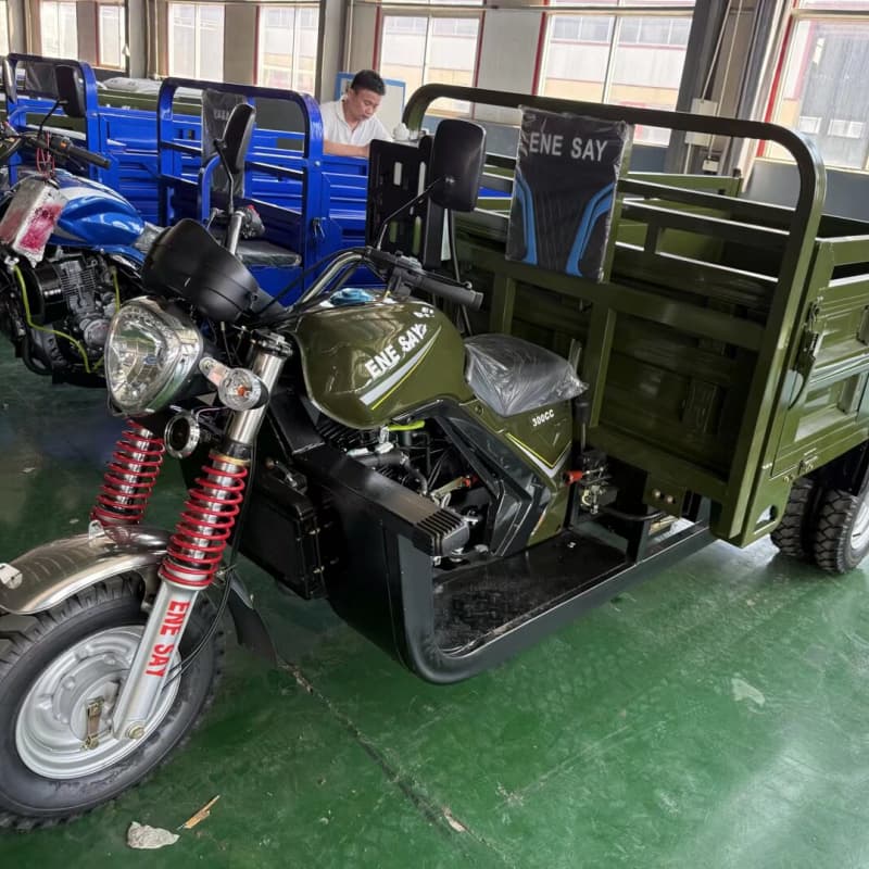 3 wheel cargo tricycle open body