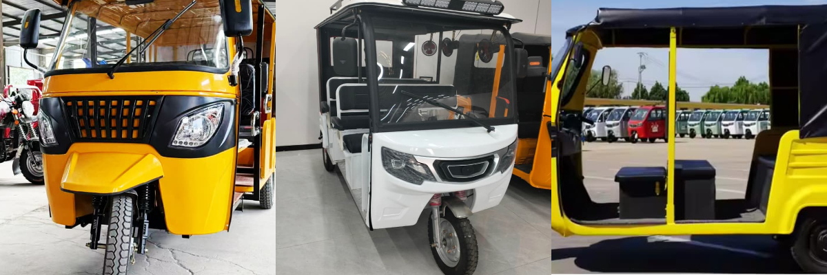 عربة ريكشو ثلاثية العجلات