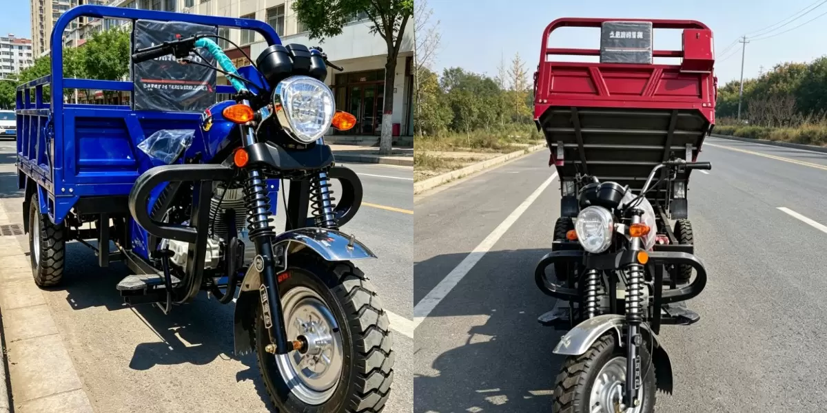 Triciclo de descarga hidráulico