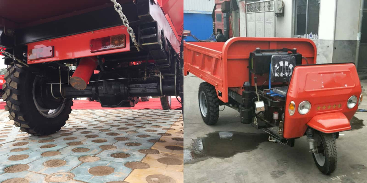 自走式ディーゼル三輪車