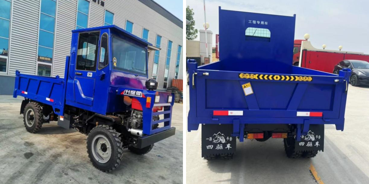Diesel Four-Wheeled Transportation Vehicle for Ghana: Ready to Ship with On-Site Loading – Built for Rural Farms