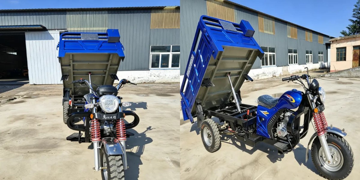 Tricycle à essence refroidi par eau
