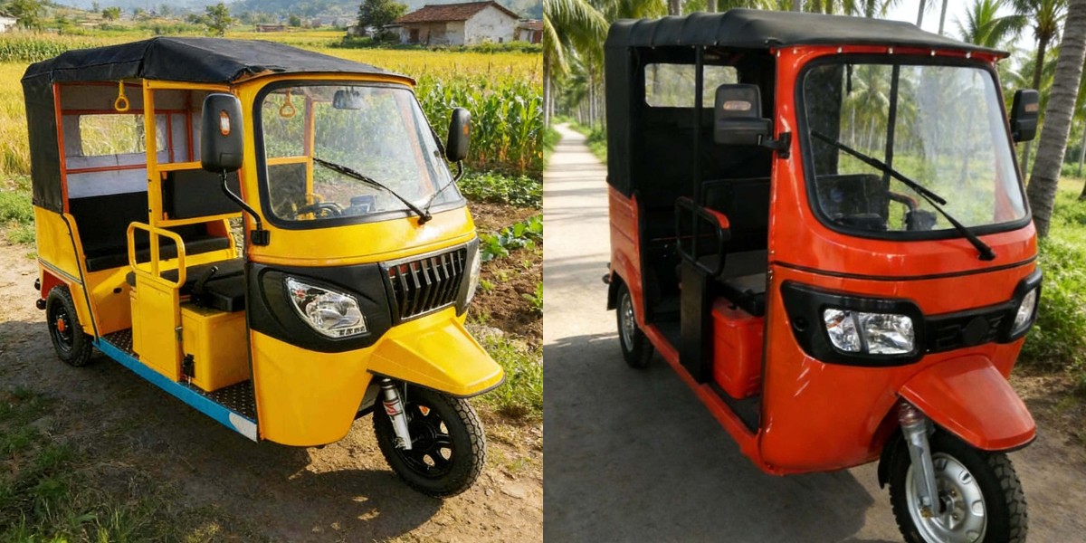 Tuk-tuk per passeggeri all’aperto
