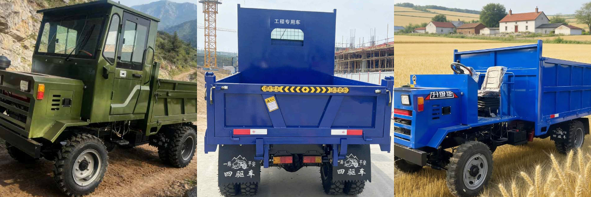 Hydraulic self-unloading diesel truck