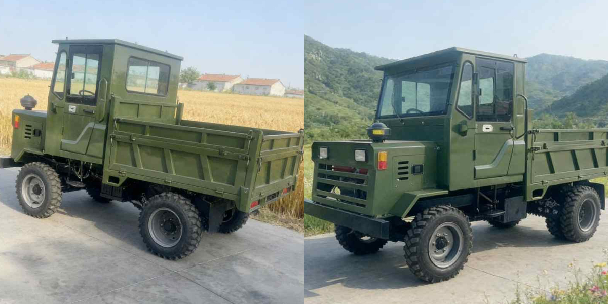 Truk pengangkut diesel 4x4