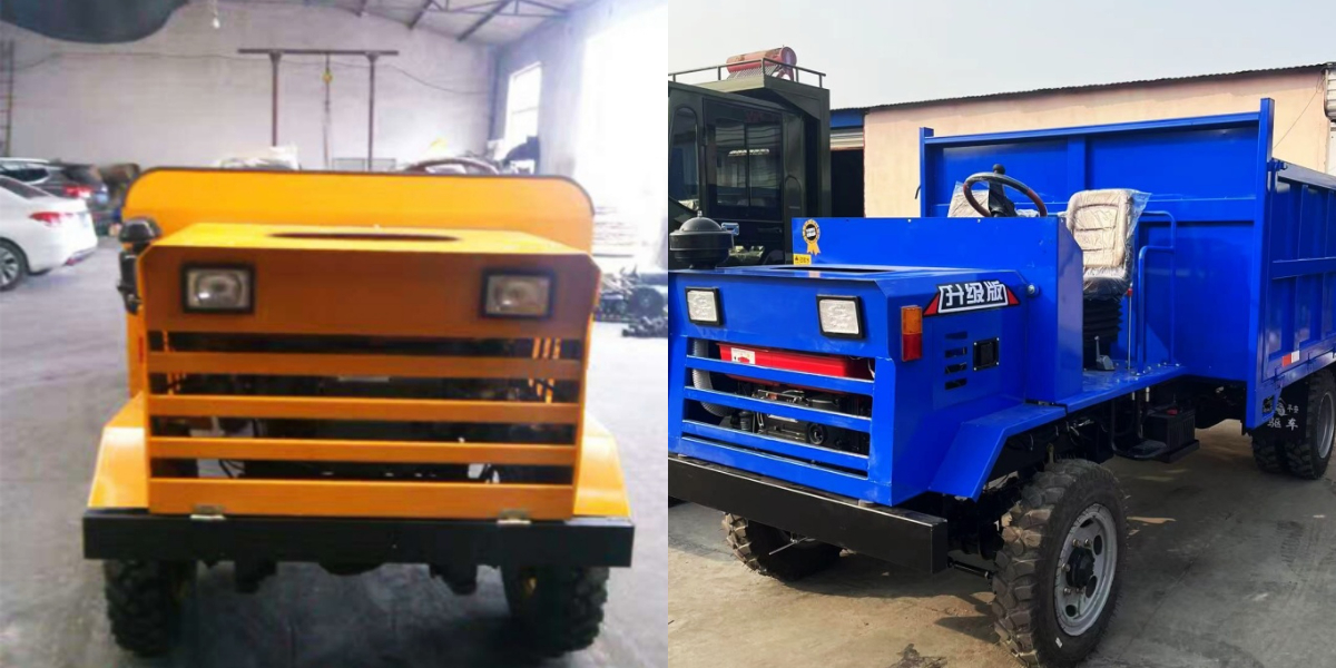 Hydraulic self-unloading diesel truck