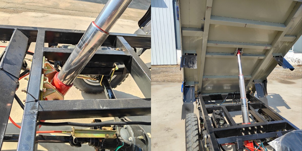 Hydraulic tipping bucket