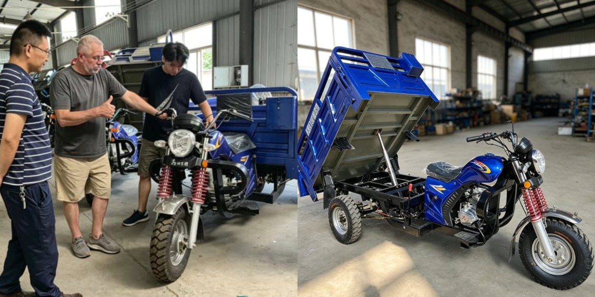 tricycle de fret ouvert à essence