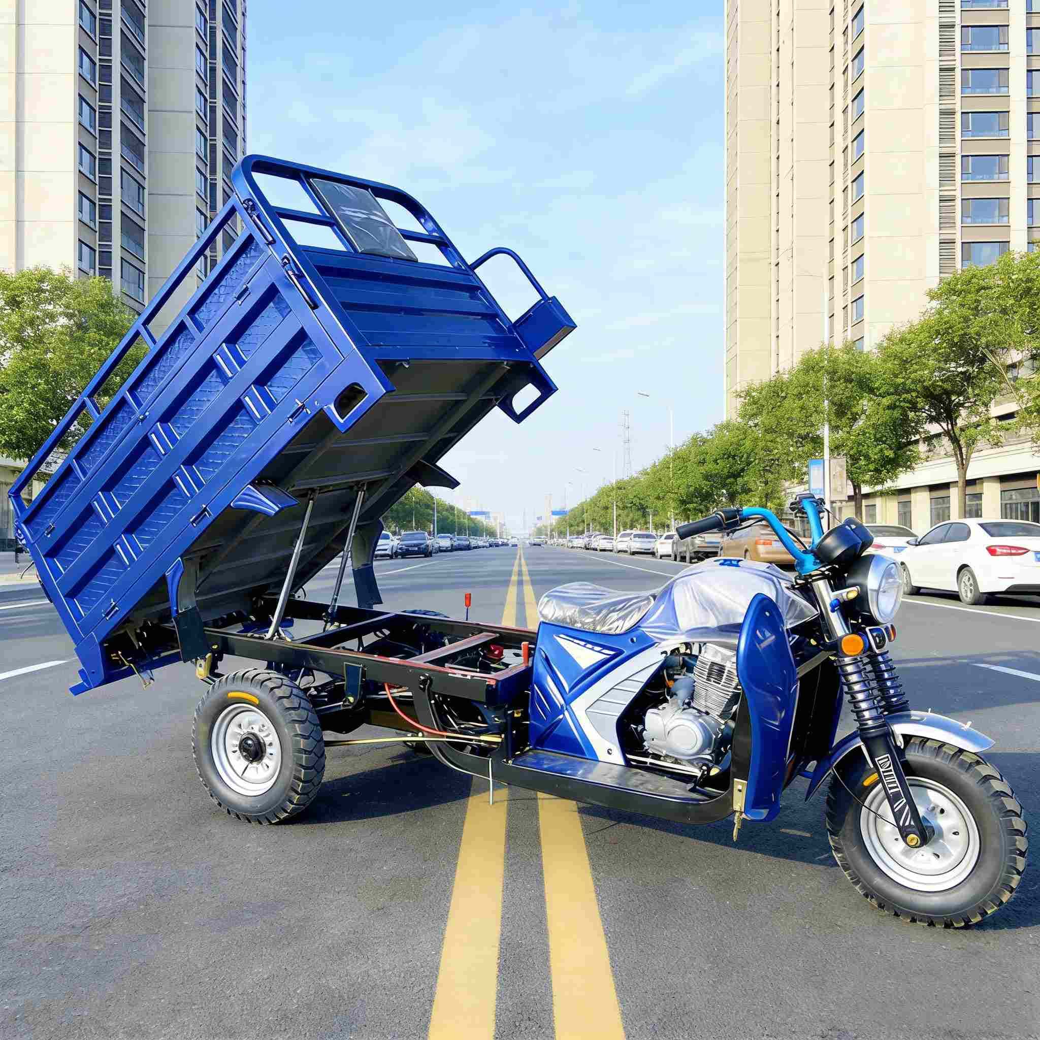 Triciclo de gas fiable para cargas pesadas